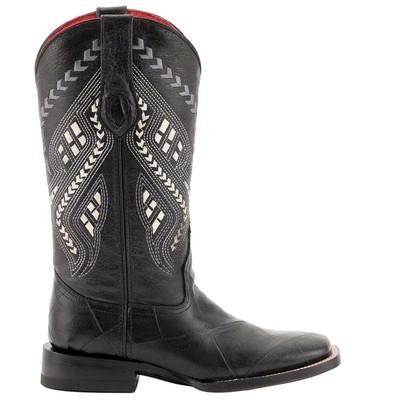 

Женские Черные Классические Ботинки Ferrini Jesse Alligator Square Toe Cowboy 93593-04, Черный, Ferrini Jesse Alligator Square Toe Cowboy