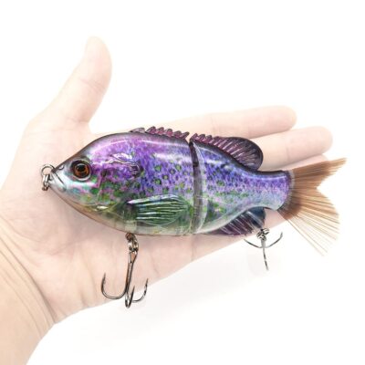 5.9in Multi Jointed Swimbait Fishing Lures Bait,2 Segment Big Giant Sinking F...