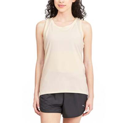 

Puma 520813-75 Womens Favorite Scoop Neck Tank Training Casual - Off White