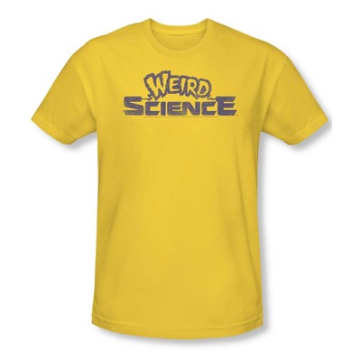 Weird Science T-shirt Distressed Logo 80's movie classic fit graphic tee UNI524