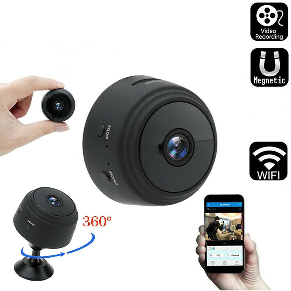 WLAN Mini Kamera Überwachungskamera 720P Aussen WiFi Home Security Überwachung