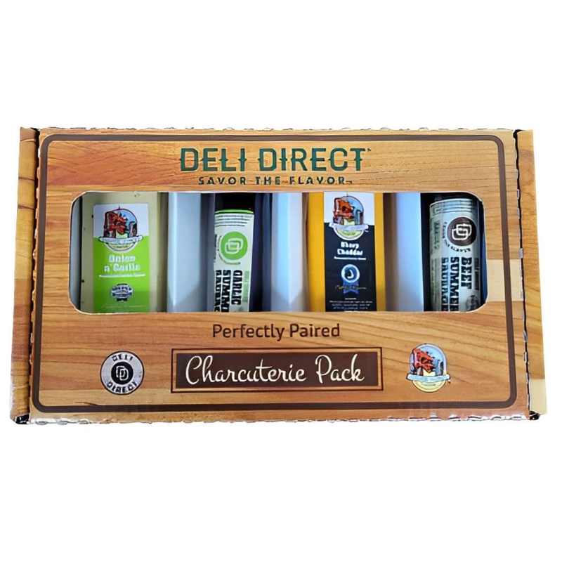 Wisconsin Meat and Cheese Gift Basket - Food Gifts for Dad, Men, Husband - Farme