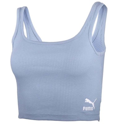 Puma Classics Ribbed Bralette Womens Size XS Athletic Casual 532537-08