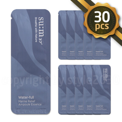 SU:M37 Water-full Marine Relief Ampoule Essence 1ml (10~100pcs)  SUM37
