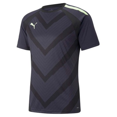

Мужские синие повседневные футболки Puma Teamliga с круглым вырезом и короткими рукавами, Синий, Puma Teamliga Graphic Crew Neck Short Sleeve Soccer Jersey