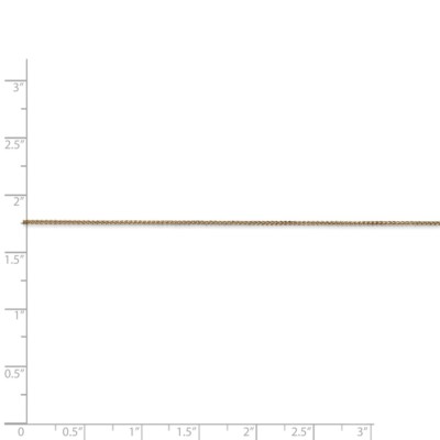 Pre-owned Spiga Real 14kt Yellow Gold 30 Inch .85mm  With Spring Ring Clasp Chain; 30 Inch
