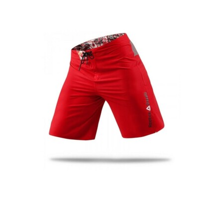 Reebok CrossFit Men's Red Bonded Gusset Core ii Training Shorts B82289
