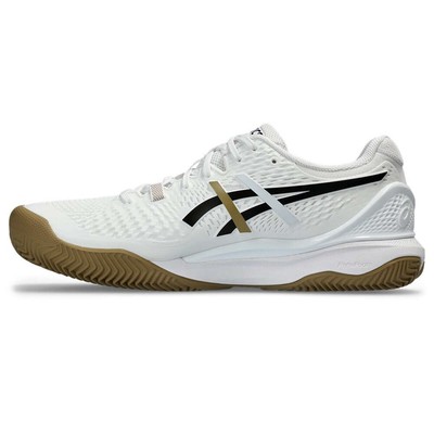Pre-owned Asics Shoes Tennis Men  Gel-resolution 9 1041a458100 White