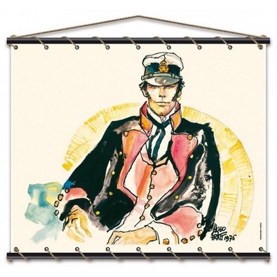 Poster sur toile tendue coton Corto Maltese, Ballade de la mer salée (130x110cm)