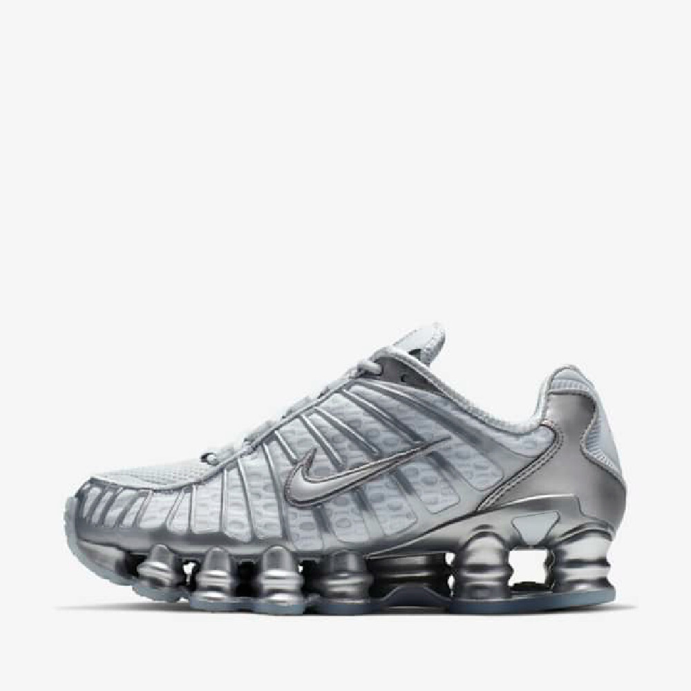 Pre-owned Nike Shox Tl Pure Platinum And Metallic Silver Ar3566-003 [women Sz]