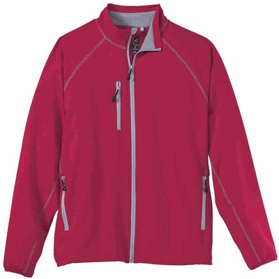 

Rivers End ContrastStitch Stretch Jacket Mens Red Casual Athletic Outerwear 295, Красный, River's End ContrastStitch Stretch Jacket