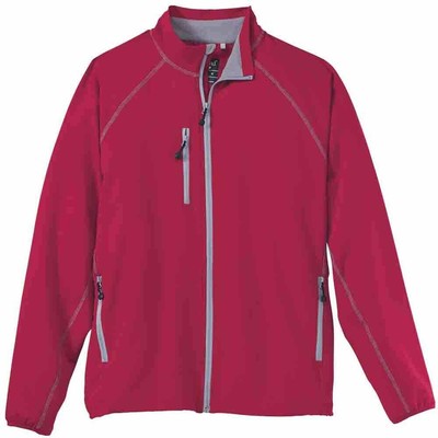 Rivers End ContrastStitch Stretch Jacket Mens Red Casual Athletic Outerwear 295