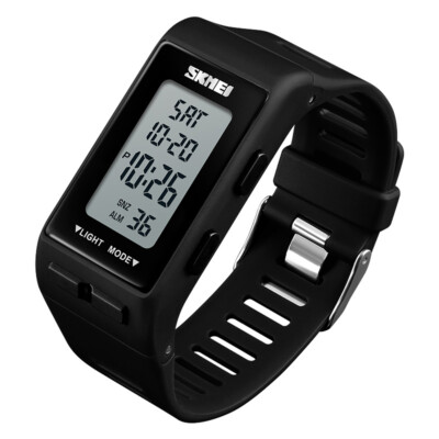 Digital Watch Men's Women's Sport Band Wrist LED Waterproof Chronograph Repeater