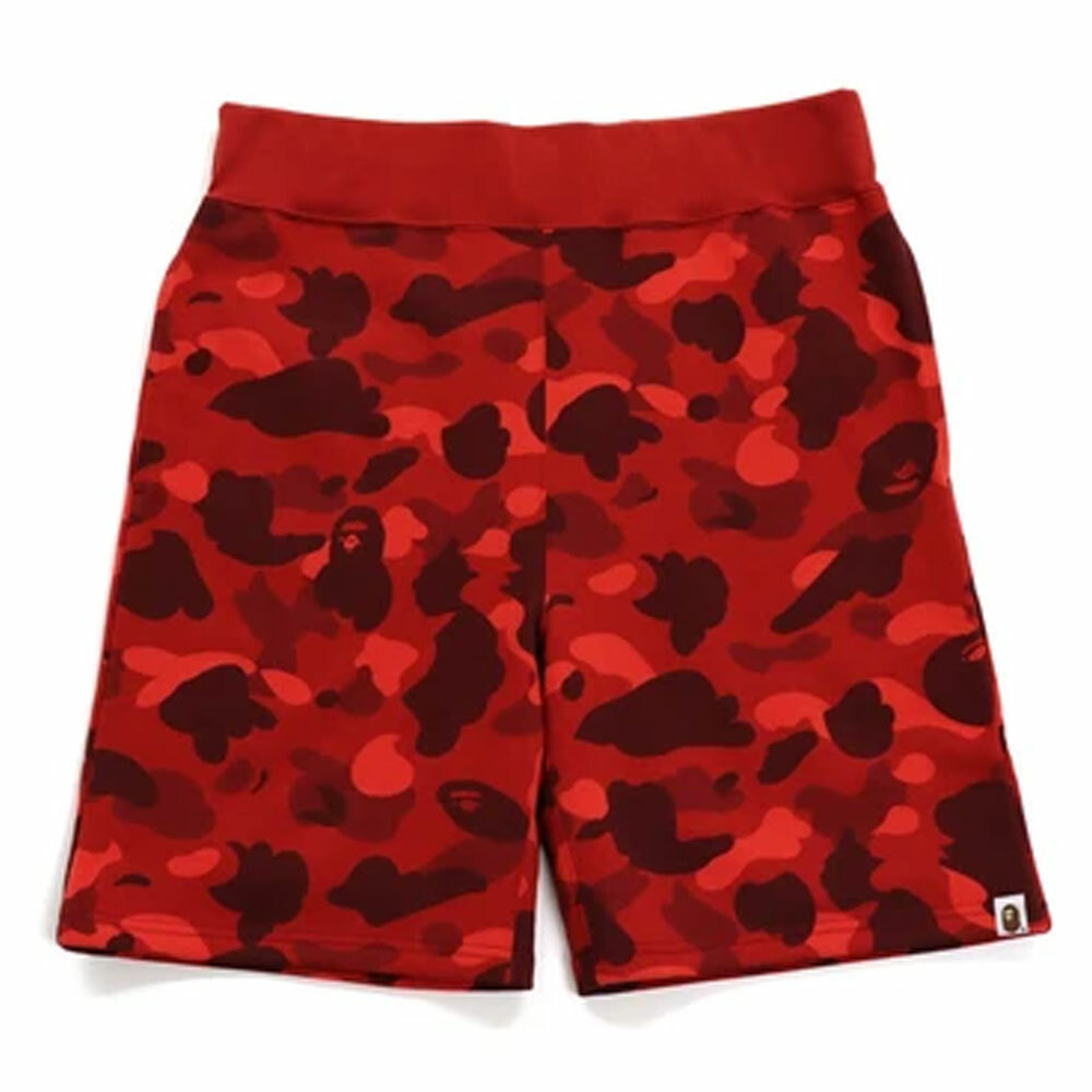 Pre-owned A Bathing Ape Men's -online Exclusive- Color Camo Sweat Shorts 1h75153002 Z In Navy