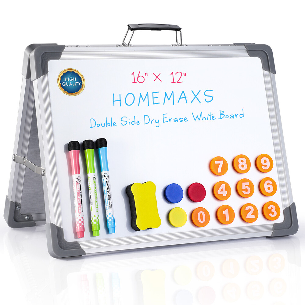 Magnetic Whiteboard Dry Wipe Small Large White Board Office Home School Notice