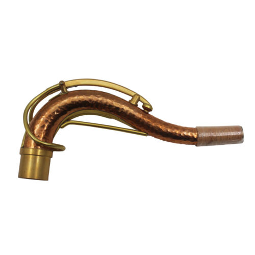 EM adding reinforced rod hand hammered unlacquer copper tenor saxophone neck