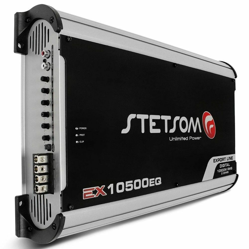 Stetsom EX10500EQ 2Ohms Mono Amp High Power Car Audio Amplifier 11600W