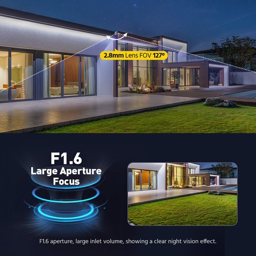 ANNKE 4IN1 4K Wired CCTV Security Camera 8MP AI Color Night Vision Outdoor IP67