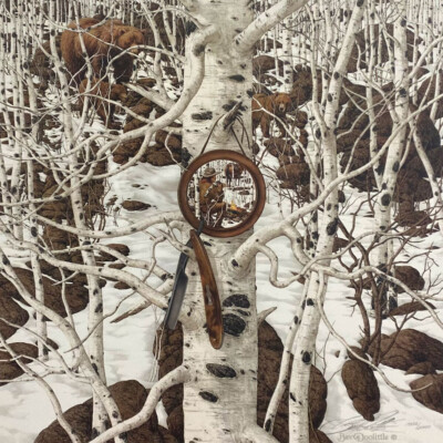 Bev Doolittle - Three More for Breakfast - S/N  Edition -Size 18''x 18-1/2''