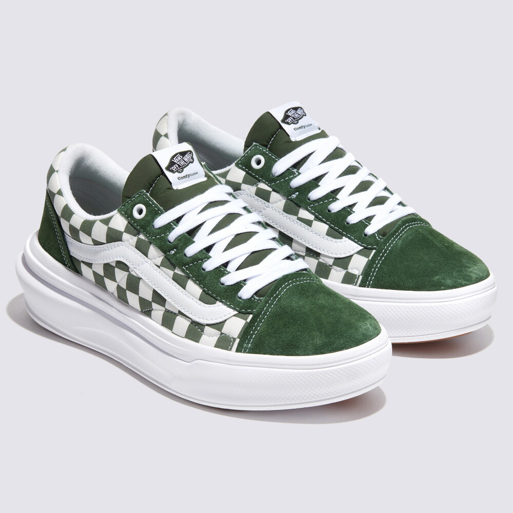 Vans ComfyCush Checkerboard Old Skool Overt CC Skate Shoes
