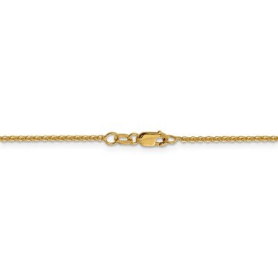 Pre-owned Superdealsforeverything Leslie's Real 14kt Yellow Gold Flat Cable Chain; 24 Inch; Lobster Clasp