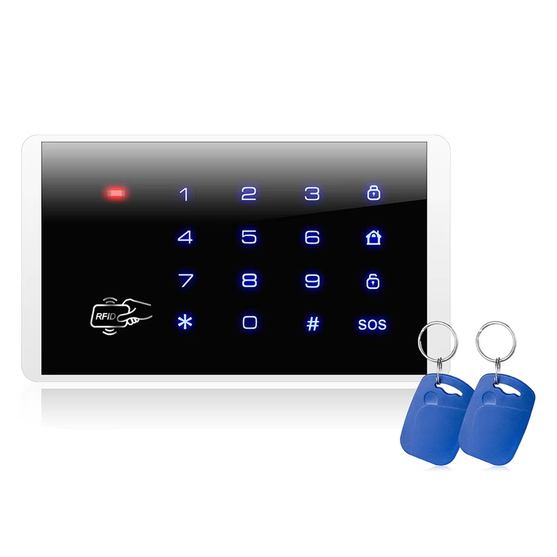K16 433MHz Wireless RFID Touch Keyboard Keypad For G18 W181 W204 K52 PSTN GSM WI