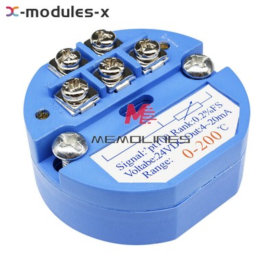 RTD PT100  Accuracy Temperature Sensors Transmitter Module  DC 24V -50-400  USA
