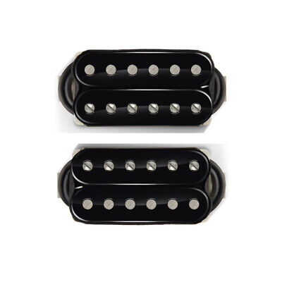 Bare Knuckle Nailbomb 6-String Guitar Pickup Set, Open Covers w/ Nickel Screws