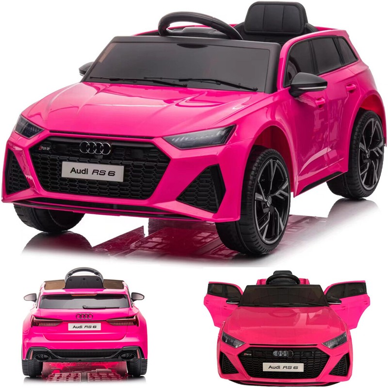 Audi Rs6 Kinderauto Kinderfahrzeug Kinder Elektroauto Spielzeug Pink/Rosa