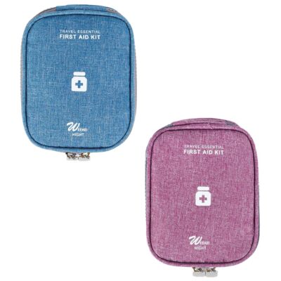 Puedno Borsa per medicinali, piccola, 2 pezzi, per farmacia, per il primo