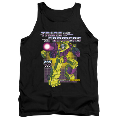 Transformers Tanktop Devastator Black Tank
