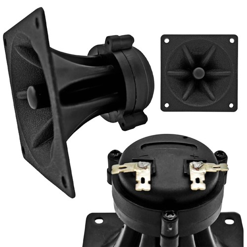 4X 3.25" inch Flush Mount Square Super Horn Tweeter Speakers Car Home Audio USA