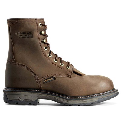 

Мужская коричневая рабочая защитная обувь Ariat Workhog Composite Toe Eh на шнуровке 10011943, Коричневый, Ariat Workhog Composite Toe Eh Lace Up