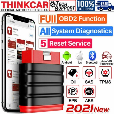 2024 Thinkcar Thinksafe All System OBD2 Car Diagnostic Tool Oil SAS ABS TPMS EPB