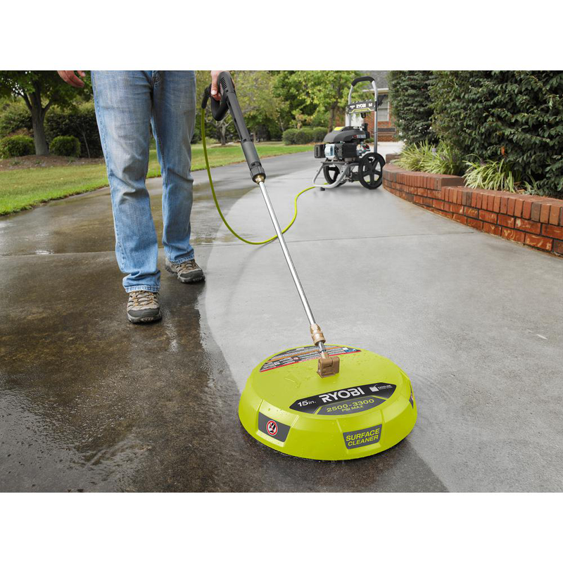 3300 PSI Surface Cleaner 15 Inch for Gas Pressure Washer 1/4in Quick Connect