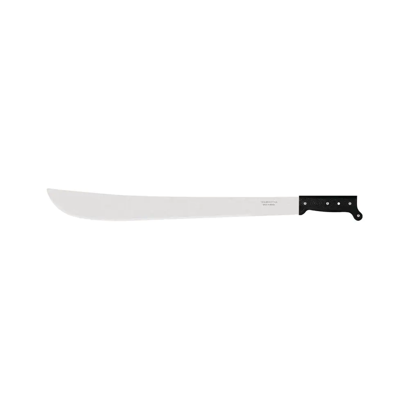 22 In. Machete with Carbon Steel Blade and Black Polypropylene Handle with Nylon