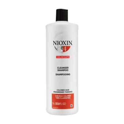 Nioxin Cleanser for Fine Hair System 4, Fine, Chemically Enhanced Hair 33.8 oz.