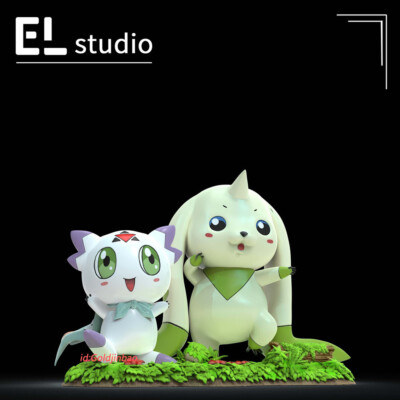 EVO Studios Digimon Terriermon Resin Statue Pre-order H12cm Collection Culumon
