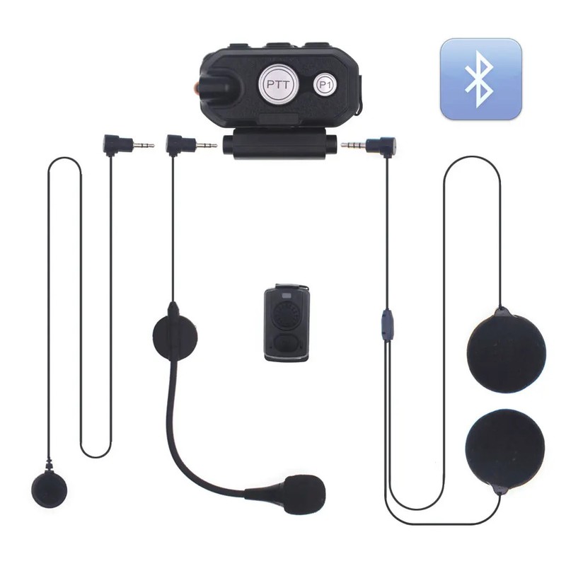 Hands-free PTT Headset Helmet Wireless Headphones HB880 For Motorcycle Helmet Lo