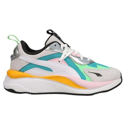 

Кроссовки Puma RsCurve Aura Lace Up Womens Size  M Повседневная обувь 375784-01, Белый, Puma RsCurve Aura Lace Up