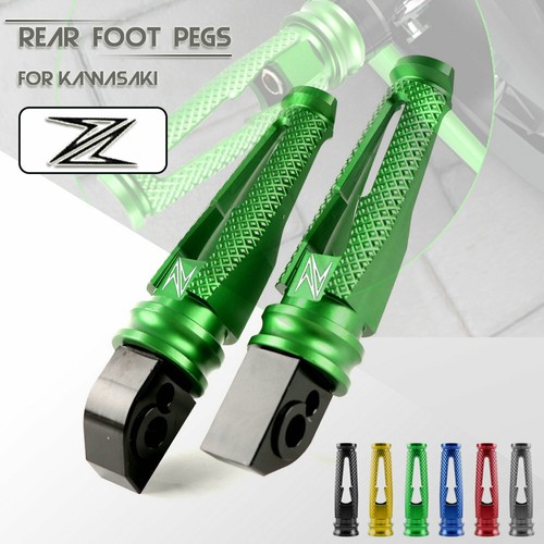 Passenger Rear Footrest Foot Pegs Pedals for KAWASAKI Z300 Z400 Z650