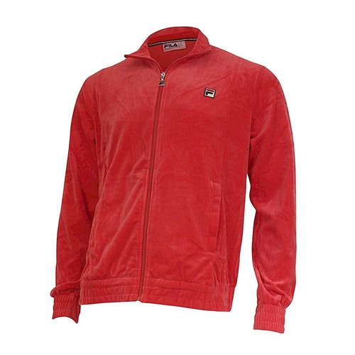 

Fila Мужская велюровая куртка на молнии Kooper Китайская красная LM191831-622, Chinese red