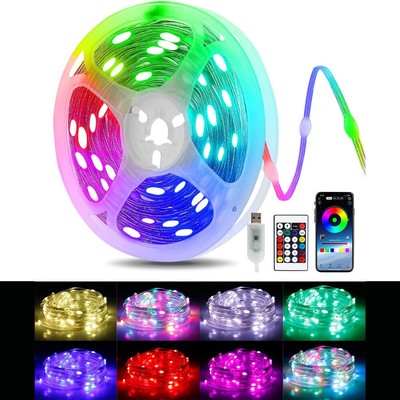  20/50/200LED Permanent Outdoor Smart Rainbow Lights USB Bluetooth APP Control