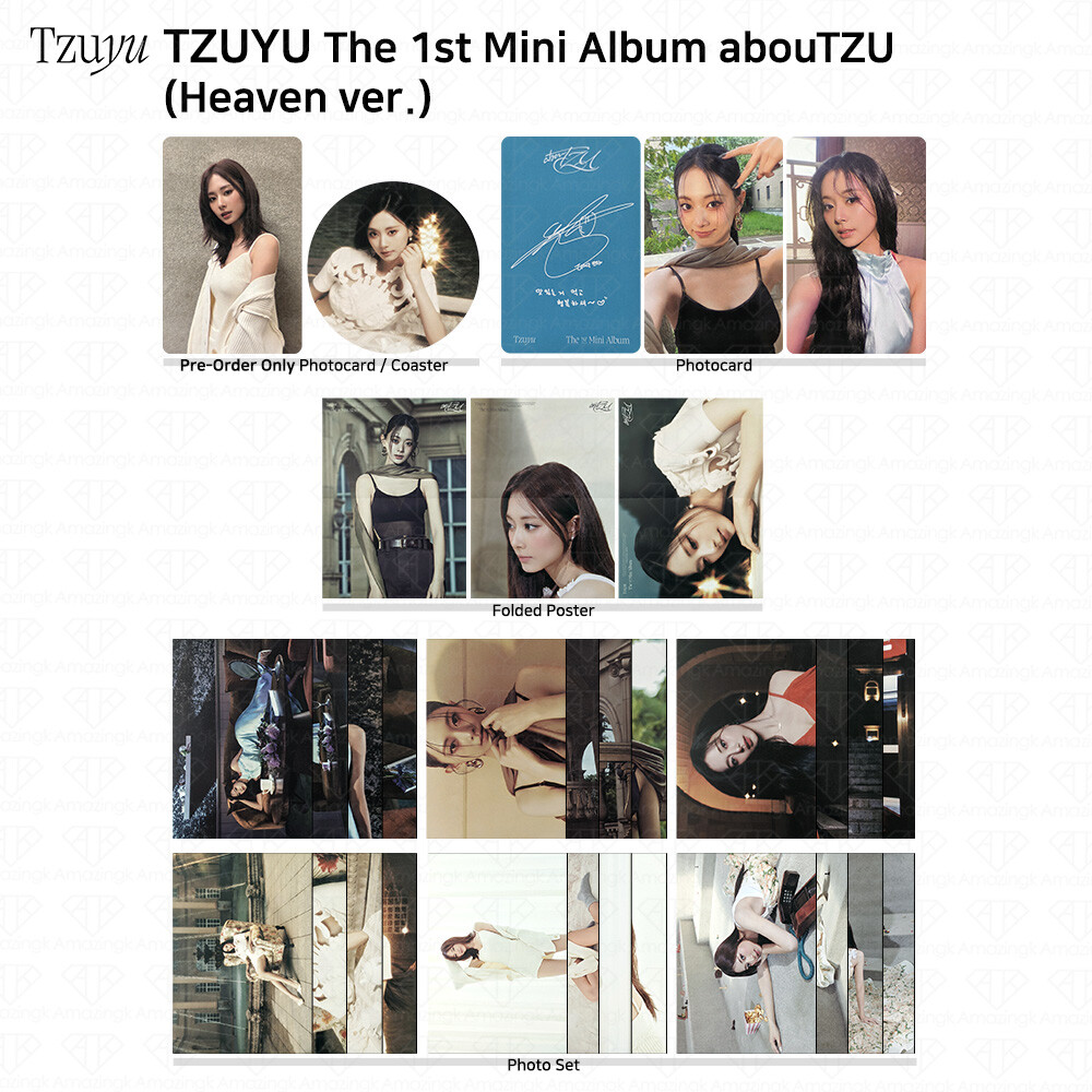 TWICE Tzuyu 1st Mini Album abouTZU Heaven Ver Official