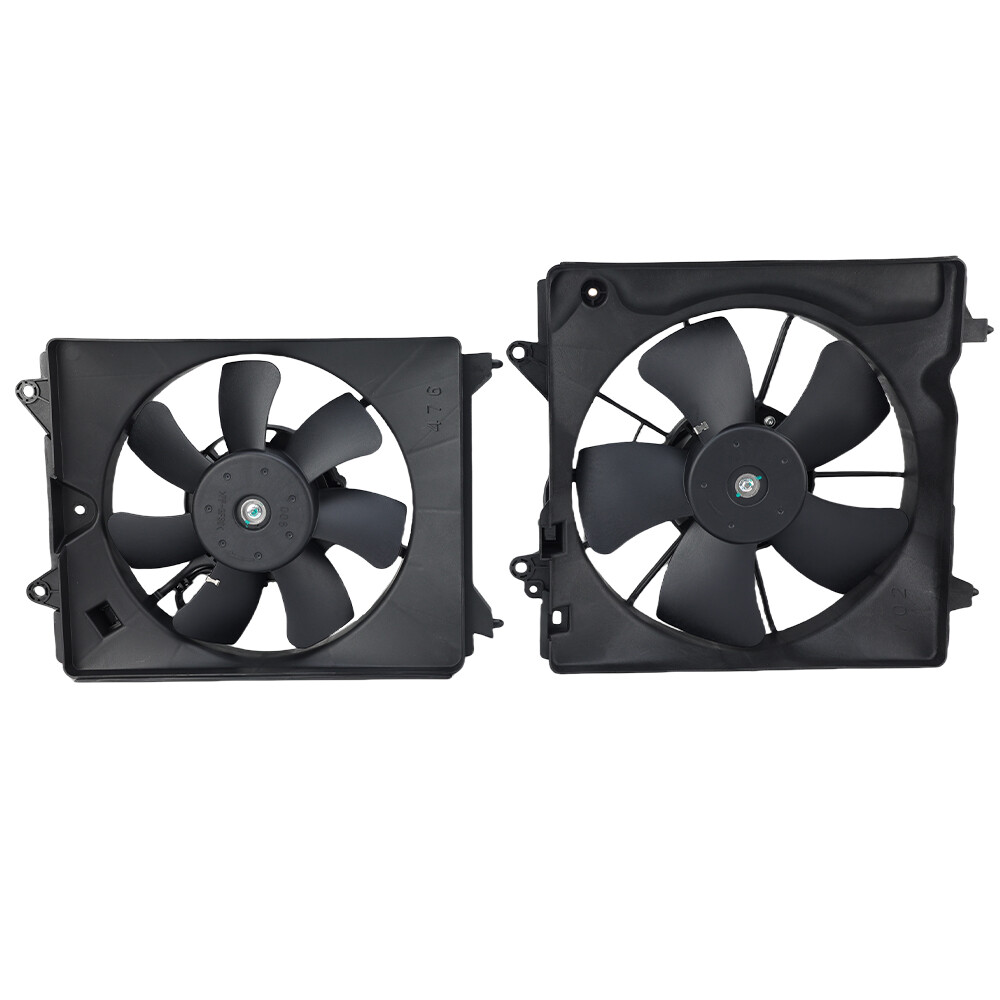 AC Condenser and Radiator Cooling Fan Assembly For 2016 2017 2018 Honda HR-V