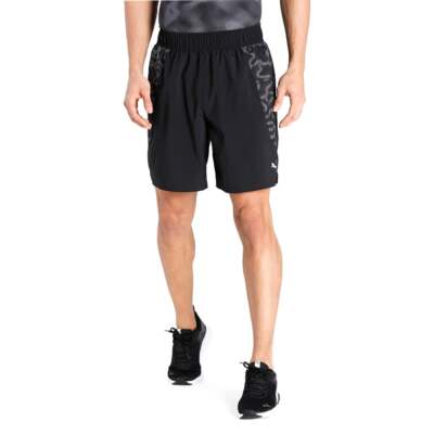 

Шорты для бега Puma Run Graphic 7 дюймов, мужские черные повседневные спортивные штаны 520860-51, Черный, Puma Run Graphic 7" Running Shorts