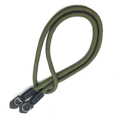 HandMade Braided Camera Single Shoulder Neck Strap Rope+Leather For Leica Sony