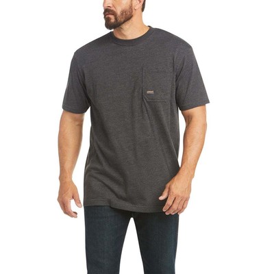 

Ariat Rebar Cotton Strong American Raptor Crew Neck Футболка с коротким рукавом Мужская Si, Grey, Ariat Rebar Cotton Strong American Raptor Crew Neck Short Sleeve