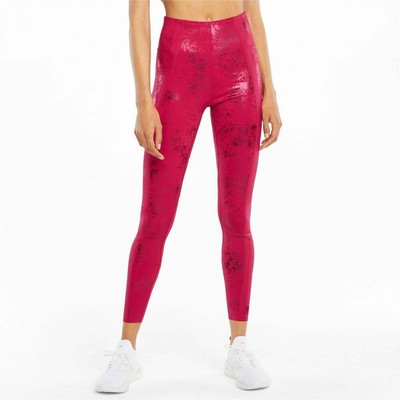 

Puma Ellavate Eversculpt High Waist Training Leggings Womens Red Casual Athletic, Красный, Puma Ellavate Eversculpt High Waist Training Leggings