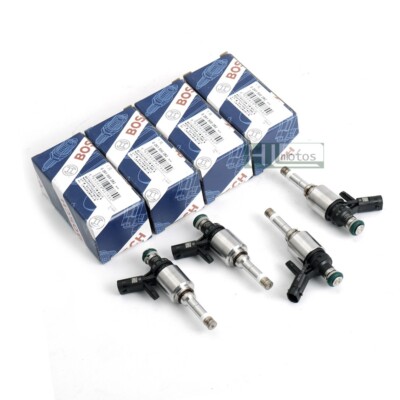 4pcs Fuel Injectors Bosch For AUDI A3 A4 A5 Q5 TT VW Golf GTI MK7 2.0 TFSI CNCD